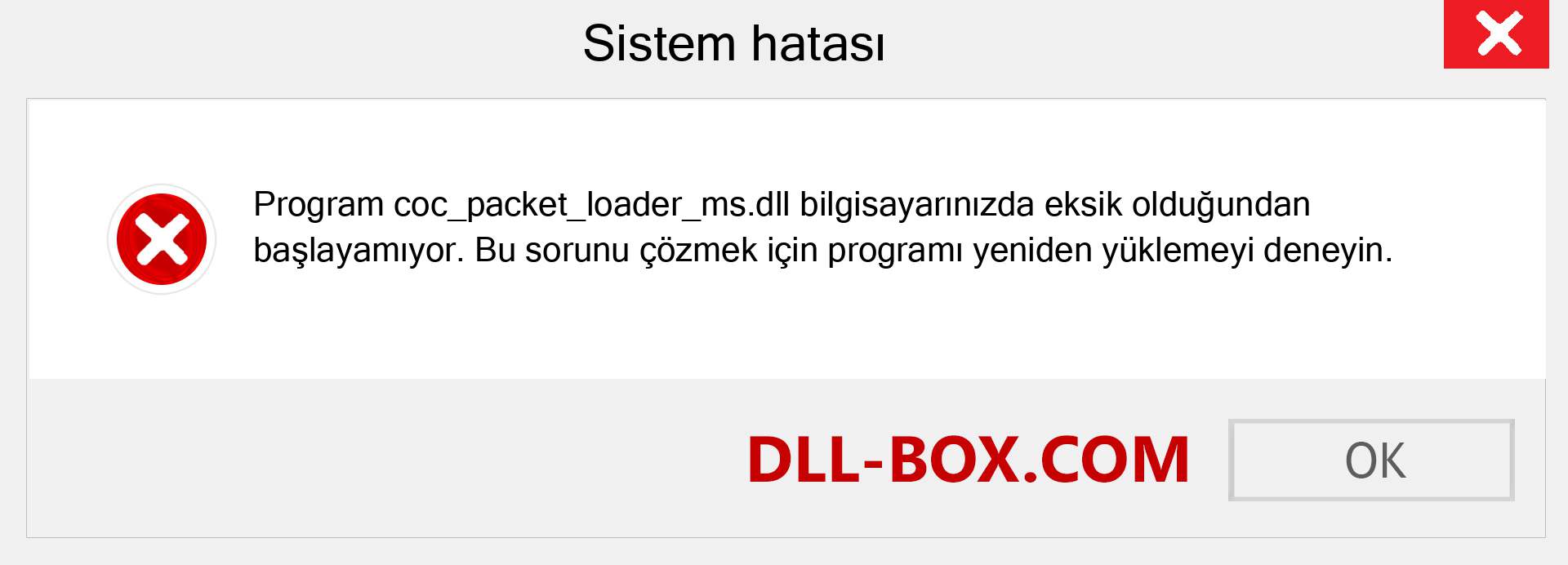 coc_packet_loader_ms.dll dosyası eksik mi? Windows 7, 8, 10 için İndirin - Windows'ta coc_packet_loader_ms dll Eksik Hatasını Düzeltin, fotoğraflar, resimler